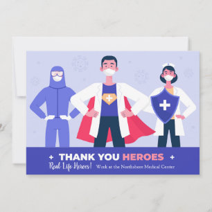 Thank You Heroes  Card