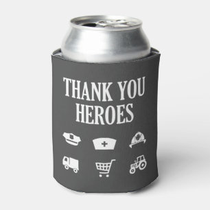 Thank You Heroes First Responders Can Cooler