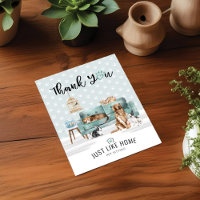Thank You Home Pet Sitting Pet Family Green Couch