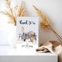 Thank You | Home Pet Sitting Pet Family Grey Couch