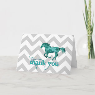 Thank You Horse Card