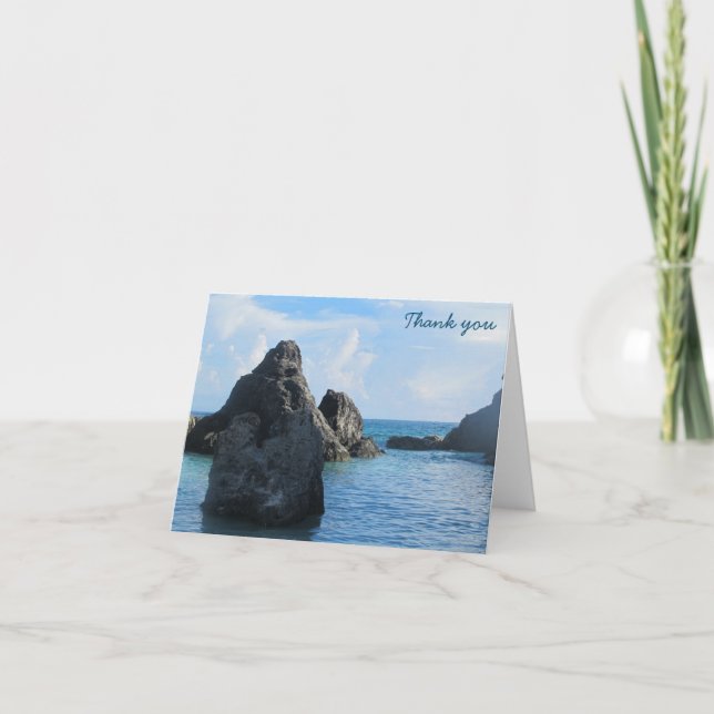 Thank You - Horseshoe Beach Bermuda Card (Front)