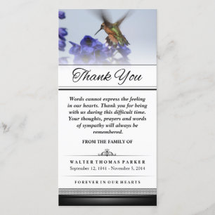 Thank You Hummingbird Words Cannot Express II