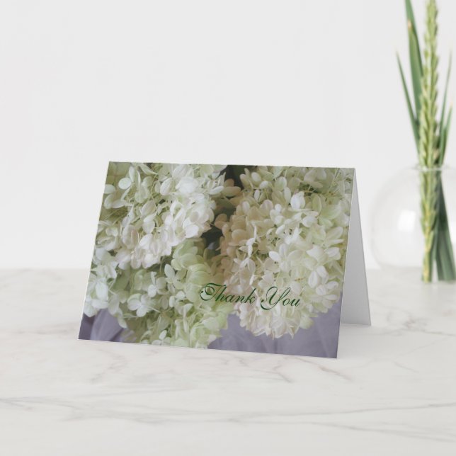 Thank You Hydrangea Card (Front)