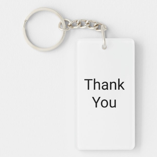 Thank You - I Am Grateful Keychain (Front)