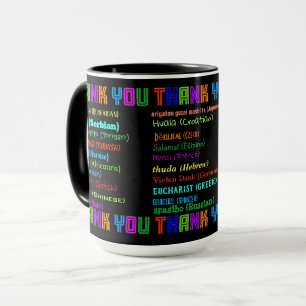 Thank You in 30 Different Languages Mug