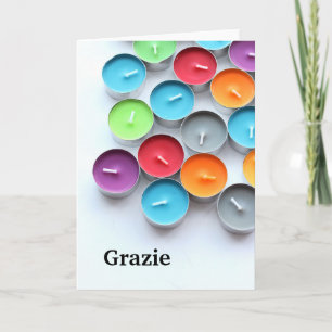 Thank You in Italian Card