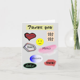 Thank you in multiple languages