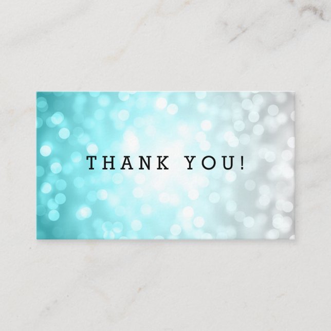 Thank You Insert Beach Ombre Glitter Lights (Front)