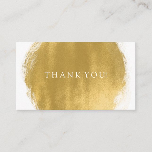 Thank You Insert Gold Paint Look (Front)