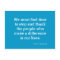 Thank You Inspirational Quote Postcard