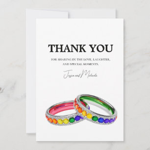 🌈 Thank you - Intertwined in Pride Card
