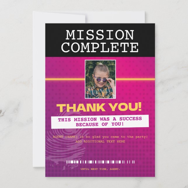 THANK YOU INVITATION (Front)