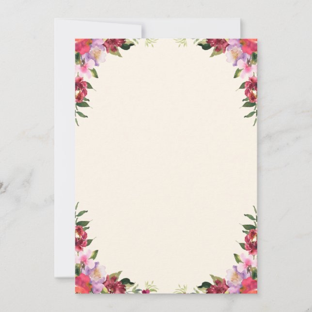 Thank you invitation card (Front)