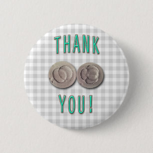 thank you ivf invitro fertilization embryos 2 inch round button