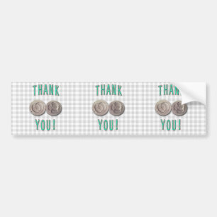 thank you ivf invitro fertilization embryos bumper sticker