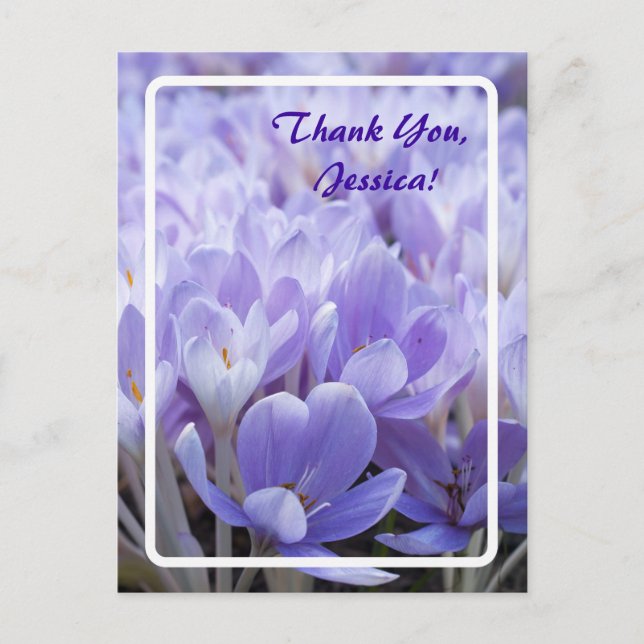 Thank You, Jessica! Postcard (Front)