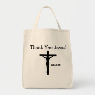 Thank You Jesus John 3:16 Tote Bag
