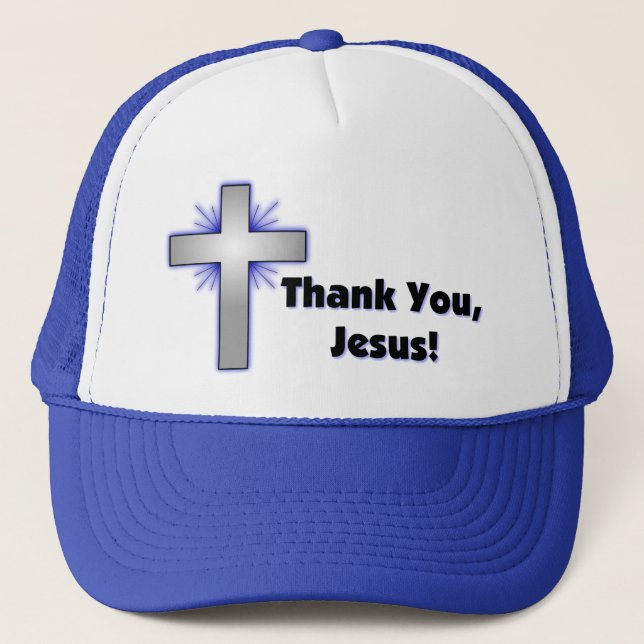 "Thank You Jesus" Trucker Hat (Front)