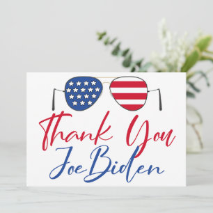 Thank You Joe Biden Commemorative Card