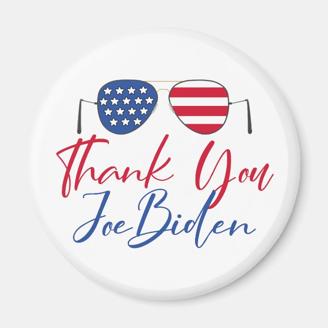 Thank You Joe Biden Commemorative Magnet (Front)