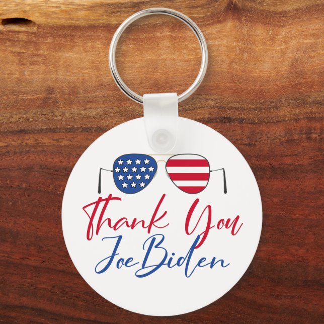 Thank You Joe Biden Keychain (Front)
