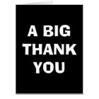 Thank you jumbo card oversized thank you card