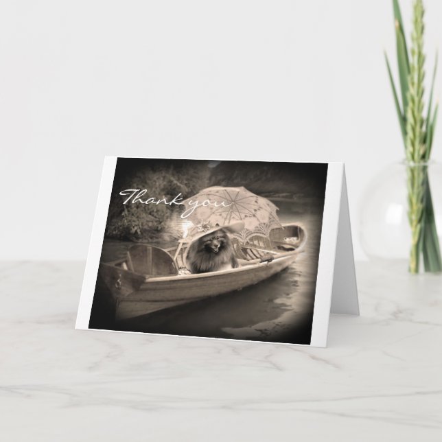 Thank you Keeshond Card (Front)