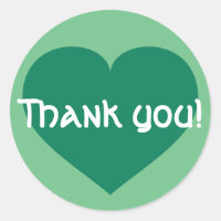 Thank you - kelly green heart