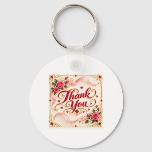 Thank you keychain
