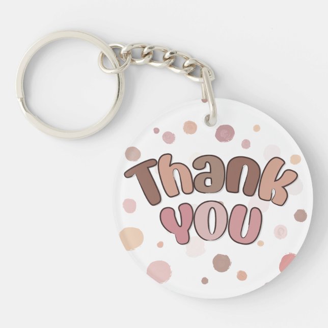 Thank you  keychain (Front)