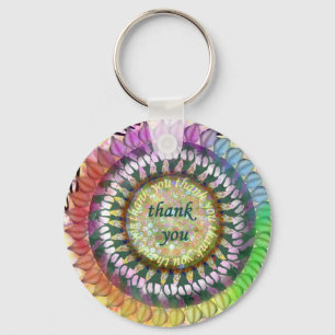 thank you keychain