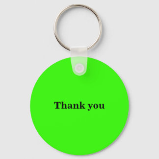 Thank you keychain