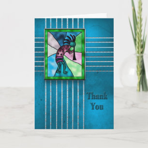 Thank You - Kokopelli - American Indian Collection Card