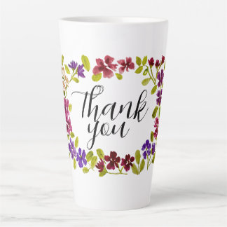 Thank you latte mug
