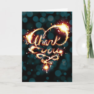 thank you light card