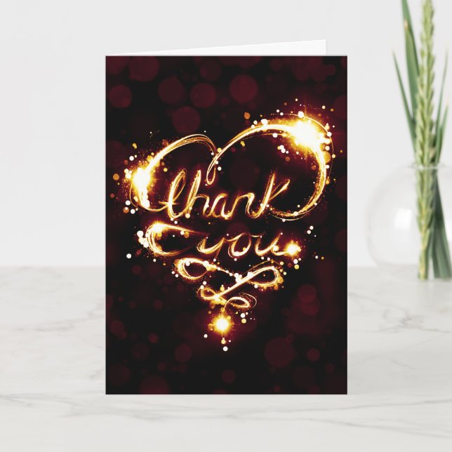 thank you light card (Front)