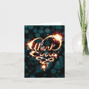 thank you light card