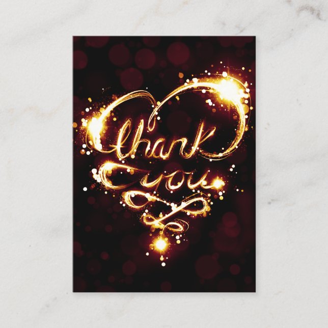 thank you light referral program card (Front)