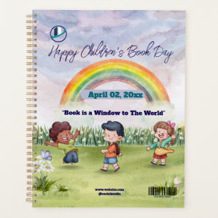Thank you & Logo & Text personalize Planner