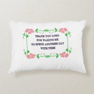 Thank you Lord for waking me pillow