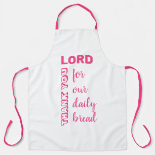 THANK YOU LORD   Our Daily Bread   Christian BLUE Apron