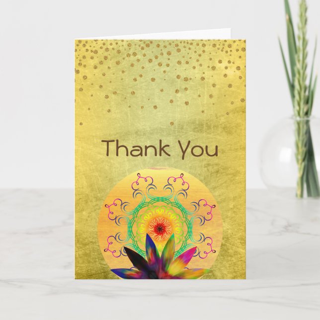 Thank You Lotus Flower Watercolor Holistic (Front)