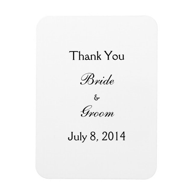 Thank You Magnet (Vertical)