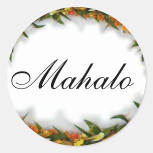 Thank You mahalo sticker