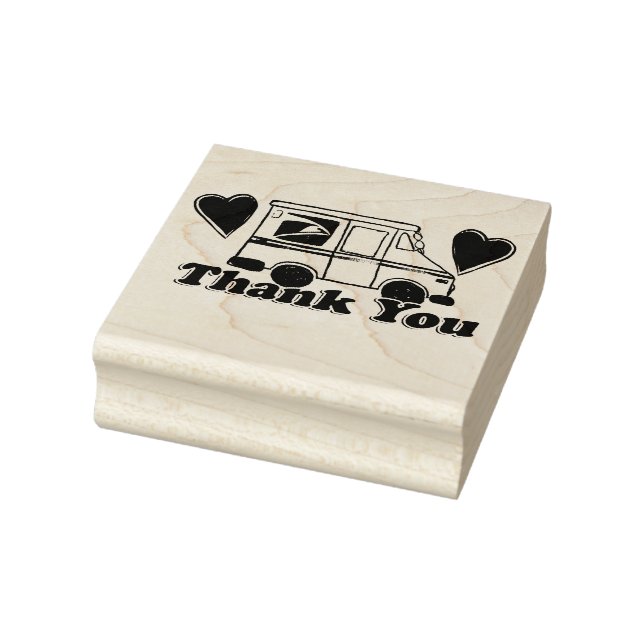 Thank You Mail Carriers Postal Workers             Rubber Stamp (Stamp)