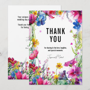 Thank YOU Meadow Blooms Collection Card