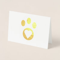 Thank You Meowy Cat Paw Heart Cute Personalize