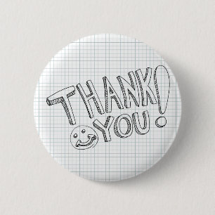 Thank You Messages 2 Inch Round Button