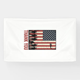 Thank You Military American Flag Shirt Design_1 Banner